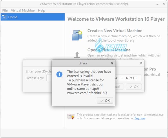 vmware workstation player for os x